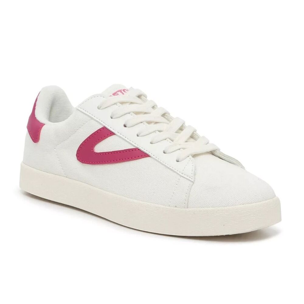 NWT Tretorn Blucher sneaker, white/magenta, $80 - Picture 2 of 7